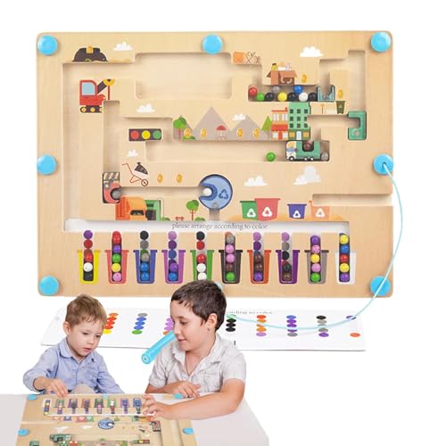 Magnetisches Labyrinth, Magnetfarbe und Zähllabyrinth Holzfarbe Entsprechende Lernabstimmung Toddler zählen die Sortierung des logischen Pädagogischen Vorschuldens Lernspielzeug Magnetisches Labyrinth, Magnetfarbe und Zähllabyrinth Holzfarbe Entsprechende Lernabstimmung Toddler zählen die Sortierung des logischen Pädagogischen Vorschuldens Lernspielzeug von Generic