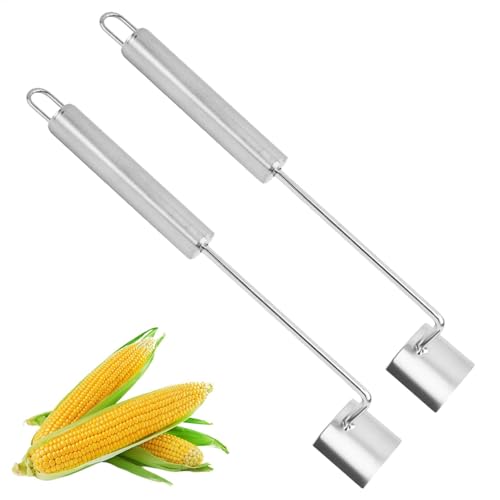 Maisschucker, Mais -Kernel -Entfernungswerkzeug, 2 -Pack -Maisschaberschaufel, Küchenkern -Separator, Peeling Gadget, schnelles separates Werkzeug für das Essen im Freien von Generic