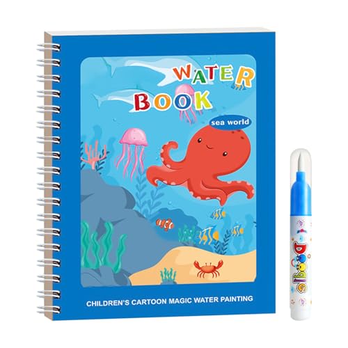 Malbuch auf Wasserbasis, Reise-Zeichenbuch mit Pinsel, pädagogische Kunstmaterialien für Klassenzimmer und Partygeschenke Malbuch auf Wasserbasis, Reise-Zeichenbuch mit Pinsel, pädagogische Kunstmaterialien für Klassenzimmer und Partygeschenke von Generic