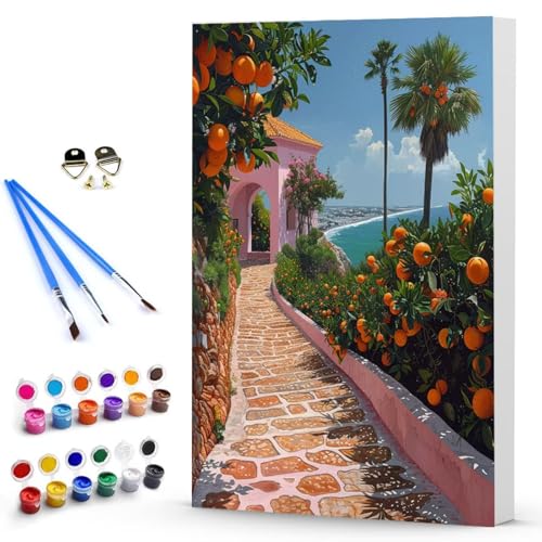 Malen Nach Zahlen Anlage Landschaft Malen Nach Zahlen Kinde, Anfänger, Kreatives für Erwachsene Leinwand öLgemäld Kit, Mit 3 - Pinseln und Acrylfarbe, Frauen Home Deko Geschenk 40x60 cm -TL250326U Malen Nach Zahlen Anlage Landschaft Malen Nach Zahlen Kinde, Anfänger, Kreatives für Erwachsene Leinwand öLgemäld Kit, Mit 3 - Pinseln und Acrylfarbe, Frauen Home Deko Geschenk 40x60 cm -TL250326U von Generic