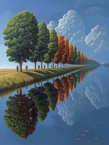 Malen Nach Zahlen Baum, Malen Nach Zahlen Erwachsene Landschaft, DIY Paint by Numbers Kits Mit Pinseln und Acrylfarbe, DIY Basteln Erwachsene Handgemalt Ölgemälde, für Zimmer Deko 90x120cm X-1080 Malen Nach Zahlen Baum, Malen Nach Zahlen Erwachsene Landschaft, DIY Paint by Numbers Kits Mit Pinseln und Acrylfarbe, DIY Basteln Erwachsene Handgemalt Ölgemälde, für Zimmer Deko 90x120cm X-1080 von Generic