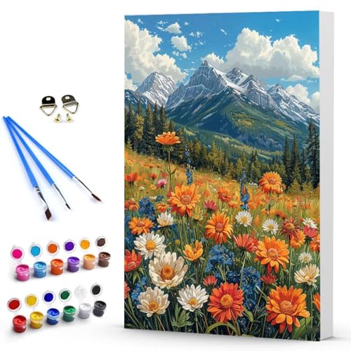 Malen Nach Zahlen Blume Abstrakt Malen Nach Zahlen Kinde, Anfänger, Kreatives für Erwachsene Leinwand öLgemäld Kit, Mit 3 - Pinseln und Acrylfarbe, Frauen Home Deko Geschenk 50 x 65 CM -TL25037D Malen Nach Zahlen Blume Abstrakt Malen Nach Zahlen Kinde, Anfänger, Kreatives für Erwachsene Leinwand öLgemäld Kit, Mit 3 - Pinseln und Acrylfarbe, Frauen Home Deko Geschenk 50 x 65 CM -TL25037D von Generic