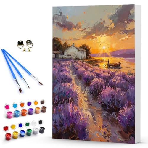 Malen Nach Zahlen Blume HüTte Malen Nach Zahlen Kinde, Anfänger, Kreatives für Erwachsene Leinwand öLgemäld Kit, Mit 3 - Pinseln und Acrylfarbe, Frauen Home Deko Geschenk 100 x 135 cm -TL2503LX Malen Nach Zahlen Blume HüTte Malen Nach Zahlen Kinde, Anfänger, Kreatives für Erwachsene Leinwand öLgemäld Kit, Mit 3 - Pinseln und Acrylfarbe, Frauen Home Deko Geschenk 100 x 135 cm -TL2503LX von Generic
