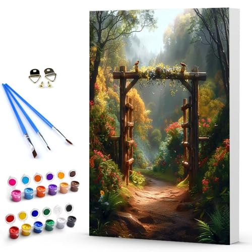 Malen Nach Zahlen Blume Landschaft Malen Nach Zahlen Kinde, Anfänger, Kreatives für Erwachsene Leinwand öLgemäld Kit, Mit 3 - Pinseln und Acrylfarbe, Frauen Home Deko Geschenk 100 x 135 cm -TL250392 Malen Nach Zahlen Blume Landschaft Malen Nach Zahlen Kinde, Anfänger, Kreatives für Erwachsene Leinwand öLgemäld Kit, Mit 3 - Pinseln und Acrylfarbe, Frauen Home Deko Geschenk 100 x 135 cm -TL250392 von Generic