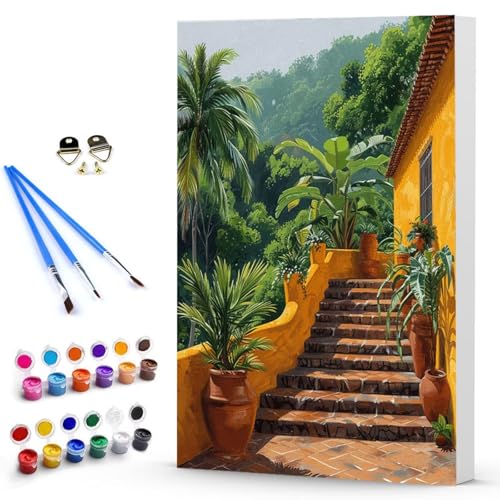 Malen Nach Zahlen Erwachsene Anlage Malen Nach Zahlen Bastelset Erwachsene, DIY Landschaft Mit Pinseln und Acrylfarben Handgemalt Ölgemälde Leinwand Set, Home Deko 70 x 95 cm Ohne Rahmen -TL25036S Malen Nach Zahlen Erwachsene Anlage Malen Nach Zahlen Bastelset Erwachsene, DIY Landschaft Mit Pinseln und Acrylfarben Handgemalt Ölgemälde Leinwand Set, Home Deko 70 x 95 cm Ohne Rahmen -TL25036S von Generic