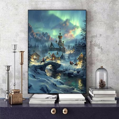 Malen Nach Zahlen Erwachsene Aurora Malen Nach Zahlen Landschaft, DIY Set Erwachsene Paint by Numbers mit 3 Pinsel und Acrylfarben für Zimmer Deko Wohnzimmer, Geschenke 40 X 50 CM -bby2506A0EV6 Malen Nach Zahlen Erwachsene Aurora Malen Nach Zahlen Landschaft, DIY Set Erwachsene Paint by Numbers mit 3 Pinsel und Acrylfarben für Zimmer Deko Wohnzimmer, Geschenke 40 X 50 CM -bby2506A0EV6 von Generic