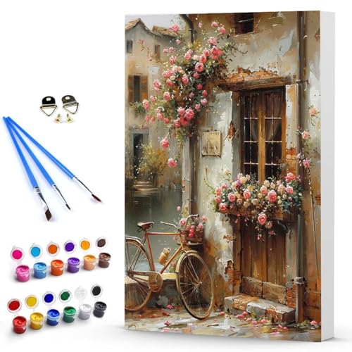 Malen Nach Zahlen Erwachsene Blume Malen Nach Zahlen Bastelset Erwachsene, DIY HüTte Mit Pinseln und Acrylfarben Handgemalt Ölgemälde Leinwand Set, Home Deko Geschenk 70x95 cm Ohne Rahmen -TL25038R Malen Nach Zahlen Erwachsene Blume Malen Nach Zahlen Bastelset Erwachsene, DIY HüTte Mit Pinseln und Acrylfarben Handgemalt Ölgemälde Leinwand Set, Home Deko Geschenk 70x95 cm Ohne Rahmen -TL25038R von Generic