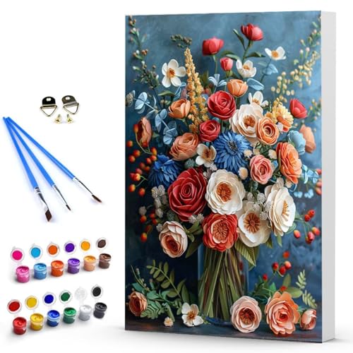 Malen Nach Zahlen Erwachsene Blume Malen Nach Zahlen Bastelset Erwachsene, DIY Landschaft Mit Pinseln und Acrylfarben Handgemalt Ölgemälde Leinwand Set, Home Deko 20 x 30 cm Ohne Rahmen -TL250395 Malen Nach Zahlen Erwachsene Blume Malen Nach Zahlen Bastelset Erwachsene, DIY Landschaft Mit Pinseln und Acrylfarben Handgemalt Ölgemälde Leinwand Set, Home Deko 20 x 30 cm Ohne Rahmen -TL250395 von Generic