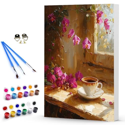Malen Nach Zahlen Erwachsene Blume Malen Nach Zahlen Bastelset Erwachsene, DIY Landschaft Mit Pinseln und Acrylfarben Handgemalt Ölgemälde Leinwand Set, Home Deko 20 x 30 cm Ohne Rahmen -TL2503T6 Malen Nach Zahlen Erwachsene Blume Malen Nach Zahlen Bastelset Erwachsene, DIY Landschaft Mit Pinseln und Acrylfarben Handgemalt Ölgemälde Leinwand Set, Home Deko 20 x 30 cm Ohne Rahmen -TL2503T6 von Generic