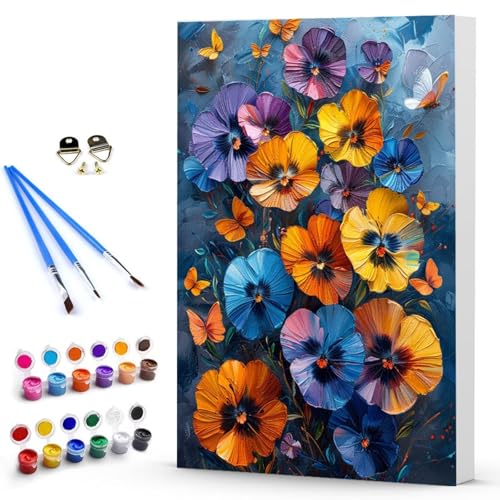 Malen Nach Zahlen Erwachsene Blume Malen Nach Zahlen Bastelset Erwachsene, DIY Landschaft Mit Pinseln und Acrylfarben Handgemalt Ölgemälde Leinwand Set, Home Deko 60 x 80 CM Ohne Rahmen -TL2503VE Malen Nach Zahlen Erwachsene Blume Malen Nach Zahlen Bastelset Erwachsene, DIY Landschaft Mit Pinseln und Acrylfarben Handgemalt Ölgemälde Leinwand Set, Home Deko 60 x 80 CM Ohne Rahmen -TL2503VE von Generic