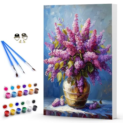 Malen Nach Zahlen Erwachsene Blume Malen Nach Zahlen Bastelset Erwachsene, DIY Vase Mit Pinseln und Acrylfarben Handgemalt Ölgemälde Leinwand Set, Home Deko Geschenk 40 x 50 cm Ohne Rahmen -TL2503E5 Malen Nach Zahlen Erwachsene Blume Malen Nach Zahlen Bastelset Erwachsene, DIY Vase Mit Pinseln und Acrylfarben Handgemalt Ölgemälde Leinwand Set, Home Deko Geschenk 40 x 50 cm Ohne Rahmen -TL2503E5 von Generic