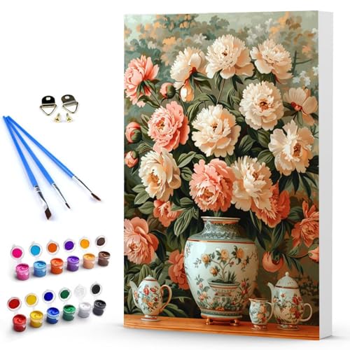 Malen Nach Zahlen Erwachsene Blume Malen Nach Zahlen Bastelset Erwachsene, DIY Vase Mit Pinseln und Acrylfarben Handgemalt Ölgemälde Leinwand Set, Home Deko Geschenk 60 x 80 CM Ohne Rahmen -TL250399 Malen Nach Zahlen Erwachsene Blume Malen Nach Zahlen Bastelset Erwachsene, DIY Vase Mit Pinseln und Acrylfarben Handgemalt Ölgemälde Leinwand Set, Home Deko Geschenk 60 x 80 CM Ohne Rahmen -TL250399 von Generic