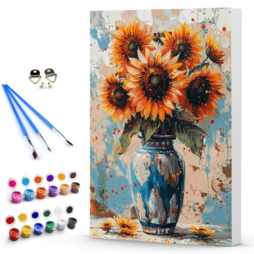 Malen Nach Zahlen Erwachsene Blume Malen Nach Zahlen Bastelset Erwachsene, DIY Vase Mit Pinseln und Acrylfarben Handgemalt Ölgemälde Leinwand Set, Home Deko Geschenk 70 x 95 cm Ohne Rahmen -TL2503X0 Malen Nach Zahlen Erwachsene Blume Malen Nach Zahlen Bastelset Erwachsene, DIY Vase Mit Pinseln und Acrylfarben Handgemalt Ölgemälde Leinwand Set, Home Deko Geschenk 70 x 95 cm Ohne Rahmen -TL2503X0 von Generic