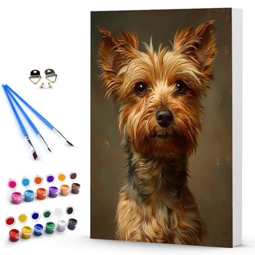 Malen Nach Zahlen Erwachsene Hund Malen Nach Zahlen Bastelset Erwachsene, DIY Tier Mit Pinseln und Acrylfarben Handgemalt Ölgemälde Leinwand Set, Home Deko Geschenk 50 x 65 cm Ohne Rahmen -TL2503YC Malen Nach Zahlen Erwachsene Hund Malen Nach Zahlen Bastelset Erwachsene, DIY Tier Mit Pinseln und Acrylfarben Handgemalt Ölgemälde Leinwand Set, Home Deko Geschenk 50 x 65 cm Ohne Rahmen -TL2503YC von Generic