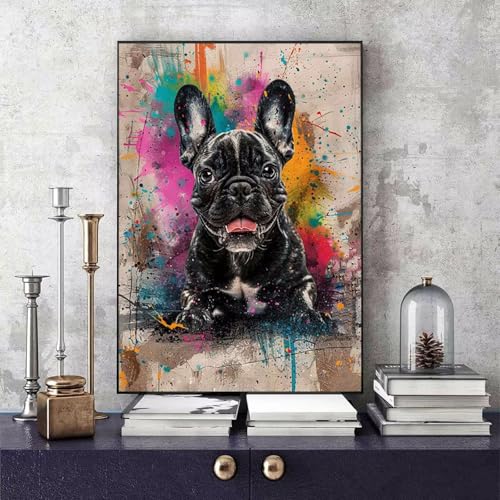 Malen Nach Zahlen Erwachsene Hund Malen Nach Zahlen Tier, DIY Set Erwachsene Paint by Numbers mit 3 Pinsel und Acrylfarben für Zimmer Deko Wohnzimmer, Geschenke für Frauen 50 x 65 cm -bby25065K Malen Nach Zahlen Erwachsene Hund Malen Nach Zahlen Tier, DIY Set Erwachsene Paint by Numbers mit 3 Pinsel und Acrylfarben für Zimmer Deko Wohnzimmer, Geschenke für Frauen 50 x 65 cm -bby25065K von Generic