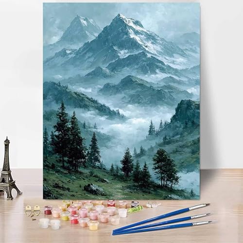 Malen Nach Zahlen Erwachsene Landschaft Malen Nach Zahlen Gebirge, DIY Set Erwachsene Mit 3 - Pinseln und Acrylfarbe, Handgemalt Ölgemälde für Frauen, Deko Wohnzimmer 60 x 80 cm Ohne Rahmen -XY430 Malen Nach Zahlen Erwachsene Landschaft Malen Nach Zahlen Gebirge, DIY Set Erwachsene Mit 3 - Pinseln und Acrylfarbe, Handgemalt Ölgemälde für Frauen, Deko Wohnzimmer 60 x 80 cm Ohne Rahmen -XY430 von Generic