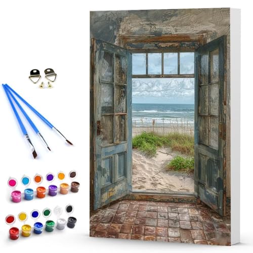 Malen Nach Zahlen Erwachsene Meer Malen Nach Zahlen Bastelset Erwachsene, DIY Landschaft Mit Pinseln und Acrylfarben Handgemalt Ölgemälde Leinwand Set, Home Deko 70x95 cm Ohne Rahmen -TL25035M1 Malen Nach Zahlen Erwachsene Meer Malen Nach Zahlen Bastelset Erwachsene, DIY Landschaft Mit Pinseln und Acrylfarben Handgemalt Ölgemälde Leinwand Set, Home Deko 70x95 cm Ohne Rahmen -TL25035M1 von Generic