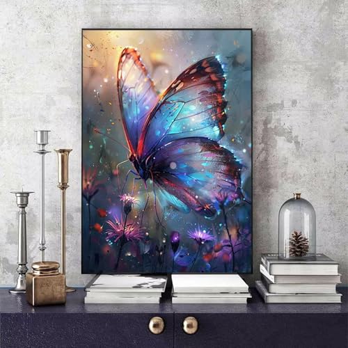 Malen Nach Zahlen Erwachsene Schmetterling Malen Nach Zahlen Tier, DIY Set Erwachsene Paint by Numbers mit 3 Pinsel und Acrylfarben für Zimmer Deko Wohnzimmer, Geschenke 40 x 60 cm -bby250680H26 Malen Nach Zahlen Erwachsene Schmetterling Malen Nach Zahlen Tier, DIY Set Erwachsene Paint by Numbers mit 3 Pinsel und Acrylfarben für Zimmer Deko Wohnzimmer, Geschenke 40 x 60 cm -bby250680H26 von Generic