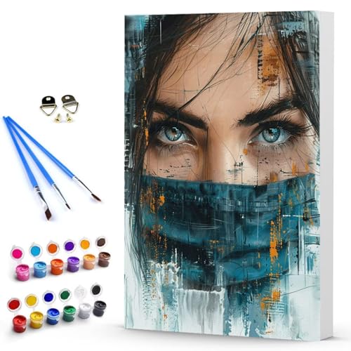 Malen Nach Zahlen Frau Auge Malen Nach Zahlen Kinde, Anfänger, Kreatives für Erwachsene Leinwand öLgemäld Kit, Mit 3 - Pinseln und Acrylfarbe, Frauen Home Deko Geburtstag Geschenk 40 x 60 cm -TL2503DN Malen Nach Zahlen Frau Auge Malen Nach Zahlen Kinde, Anfänger, Kreatives für Erwachsene Leinwand öLgemäld Kit, Mit 3 - Pinseln und Acrylfarbe, Frauen Home Deko Geburtstag Geschenk 40 x 60 cm -TL2503DN von Generic