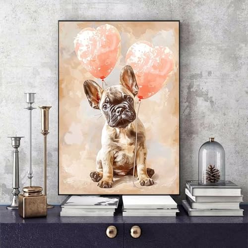 Malen Nach Zahlen Hund Malen Nach Zahlen Erwachsene Tier DIY Paint by Numbers Bastelset Erwachsene Anfänger mit 3 Pinsel und Acrylfarben & Knitterfreie Leinwand für Zimmer Deko 70 x 95cm -bby2506D3 Malen Nach Zahlen Hund Malen Nach Zahlen Erwachsene Tier DIY Paint by Numbers Bastelset Erwachsene Anfänger mit 3 Pinsel und Acrylfarben & Knitterfreie Leinwand für Zimmer Deko 70 x 95cm -bby2506D3 von Generic