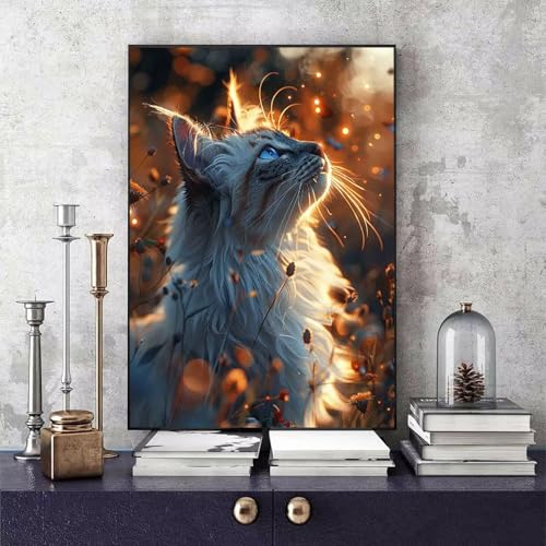 Malen Nach Zahlen Katze Malen Nach Zahlen Erwachsene Tier DIY Paint by Numbers Bastelset Erwachsene Anfänger mit 3 Pinsel und Acrylfarben & Knitterfreie Leinwand für Zimmer Deko 40 x 60cm -bby25062V Malen Nach Zahlen Katze Malen Nach Zahlen Erwachsene Tier DIY Paint by Numbers Bastelset Erwachsene Anfänger mit 3 Pinsel und Acrylfarben & Knitterfreie Leinwand für Zimmer Deko 40 x 60cm -bby25062V von Generic