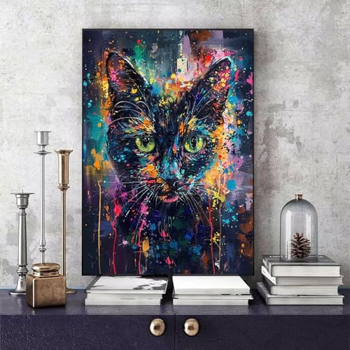 Malen Nach Zahlen Katze Malen Nach Zahlen Erwachsene Tier DIY Paint by Numbers Bastelset Erwachsene Anfänger mit 3 Pinsel und Acrylfarben & Knitterfreie Leinwand für Zimmer Deko 40x60cm -bby25065J Malen Nach Zahlen Katze Malen Nach Zahlen Erwachsene Tier DIY Paint by Numbers Bastelset Erwachsene Anfänger mit 3 Pinsel und Acrylfarben & Knitterfreie Leinwand für Zimmer Deko 40x60cm -bby25065J von Generic