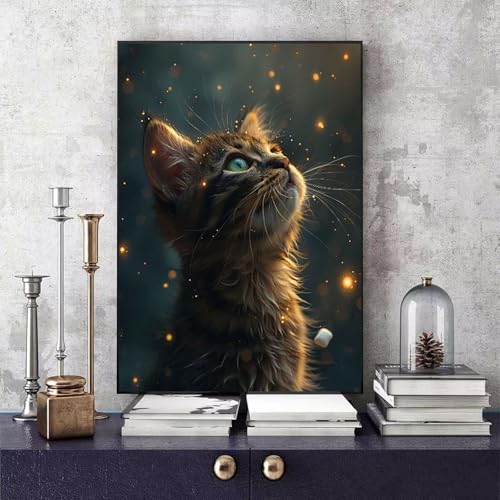 Malen Nach Zahlen Katze Malen Nach Zahlen Erwachsene Tier DIY Paint by Numbers Bastelset Erwachsene Anfänger mit 3 Pinsel und Acrylfarben & Knitterfreie Leinwand für Zimmer Deko 40x60cm -bby25067Y Malen Nach Zahlen Katze Malen Nach Zahlen Erwachsene Tier DIY Paint by Numbers Bastelset Erwachsene Anfänger mit 3 Pinsel und Acrylfarben & Knitterfreie Leinwand für Zimmer Deko 40x60cm -bby25067Y von Generic