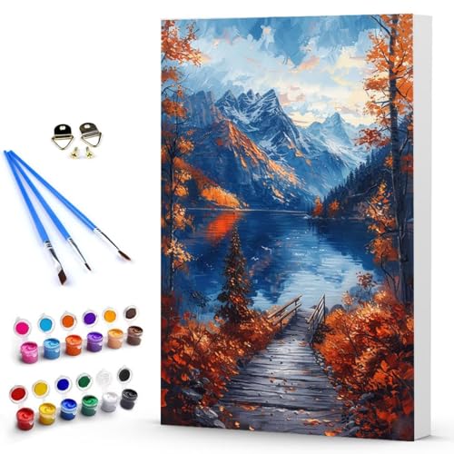 Malen Nach Zahlen Landschaft Landschaft Malen Nach Zahlen Kinde, Anfänger, Kreatives für Erwachsene Leinwand öLgemäld Kit, Mit 3 - Pinseln und Acrylfarbe, Home Deko Geschenk 70 x 95 CM -TL2503XZ Malen Nach Zahlen Landschaft Landschaft Malen Nach Zahlen Kinde, Anfänger, Kreatives für Erwachsene Leinwand öLgemäld Kit, Mit 3 - Pinseln und Acrylfarbe, Home Deko Geschenk 70 x 95 CM -TL2503XZ von Generic