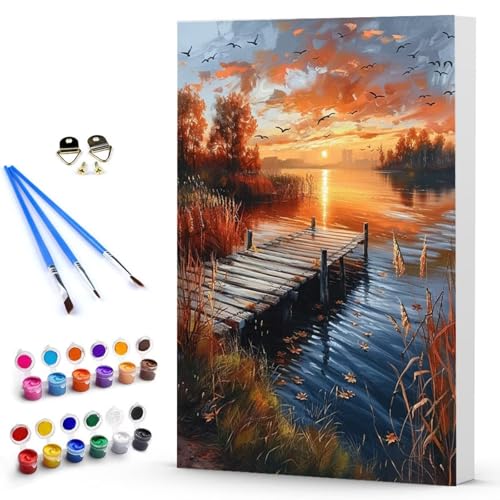 Malen Nach Zahlen MöWe Landschaft Malen Nach Zahlen Kinde, Anfänger, Kreatives für Erwachsene Leinwand öLgemäld Kit, Mit 3 - Pinseln und Acrylfarbe, Frauen Home Deko Geschenk 70 x 95 CM -TL2503N4 Malen Nach Zahlen MöWe Landschaft Malen Nach Zahlen Kinde, Anfänger, Kreatives für Erwachsene Leinwand öLgemäld Kit, Mit 3 - Pinseln und Acrylfarbe, Frauen Home Deko Geschenk 70 x 95 CM -TL2503N4 von Generic