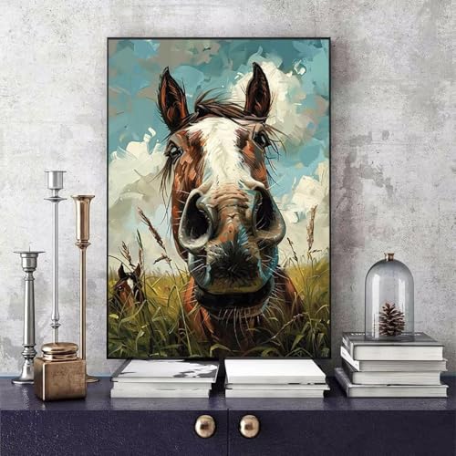 Malen Nach Zahlen Pferd Malen Nach Zahlen Erwachsene Tier DIY Paint by Numbers Bastelset Erwachsene Anfänger mit 3 Pinsel und Acrylfarben & Knitterfreie Leinwand für Zimmer Deko 30 x 40cm -bby250617 Malen Nach Zahlen Pferd Malen Nach Zahlen Erwachsene Tier DIY Paint by Numbers Bastelset Erwachsene Anfänger mit 3 Pinsel und Acrylfarben & Knitterfreie Leinwand für Zimmer Deko 30 x 40cm -bby250617 von Generic