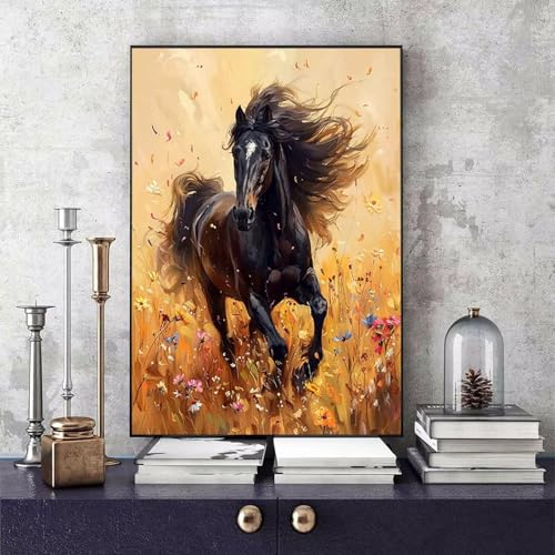 Malen Nach Zahlen Pferd Malen Nach Zahlen Erwachsene Tier DIY Paint by Numbers Bastelset Erwachsene Anfänger mit 3 Pinsel und Acrylfarben & Knitterfreie Leinwand für Zimmer Deko 60 x 80cm -bby2506KN Malen Nach Zahlen Pferd Malen Nach Zahlen Erwachsene Tier DIY Paint by Numbers Bastelset Erwachsene Anfänger mit 3 Pinsel und Acrylfarben & Knitterfreie Leinwand für Zimmer Deko 60 x 80cm -bby2506KN von Generic