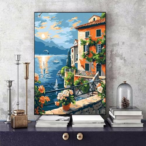 Malen Nach Zahlen Stadt Malen Nach Zahlen Erwachsene Landschaft DIY Paint by Numbers Bastelset Erwachsene Anfänger mit 3 Pinsel und Acrylfarben & Leinwand für Zimmer Deko, Geschenke 20x30cm -bby2506FT Malen Nach Zahlen Stadt Malen Nach Zahlen Erwachsene Landschaft DIY Paint by Numbers Bastelset Erwachsene Anfänger mit 3 Pinsel und Acrylfarben & Leinwand für Zimmer Deko, Geschenke 20x30cm -bby2506FT von Generic