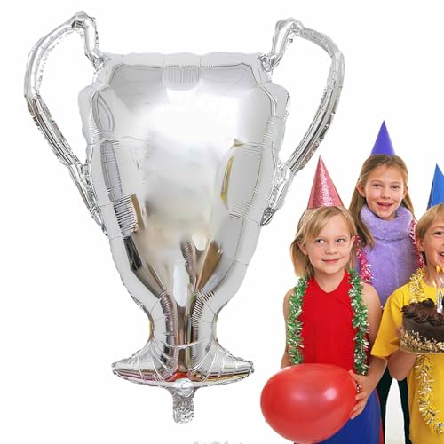 Meisterschaftsballons, aufblasbare Trophäe | Aluminiumfolie Ballon 50 Teile aufblasbare Trophäenpropie,Schöne Fußballparty liefert Hausdekorationen für den Innengebrauch von Generic