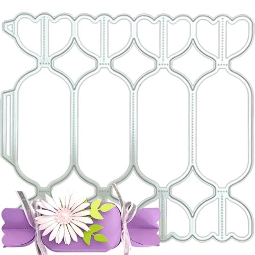 Metall-stanzform, Süßigkeiten-box, Schablone, Form, Diy, Handgefertigt, Handwerk, Fensterrahmen, Prägewerkzeug Für Die Herstellung Von Scrapbooking-karten von Generic