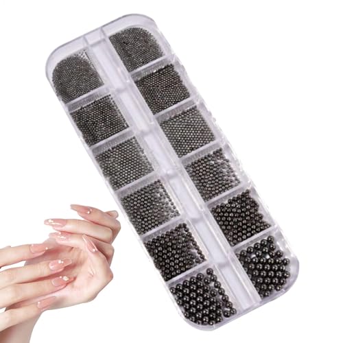 Metallnieten für Nägel, Gold und Silber Kaviar Perlen, 3D Nagel Dekoration, Verschiedene Kleine Nagellack Zubehör, Schmuckherstellung, Handwerk Dekoration Metallnieten für Nägel, Gold und Silber Kaviar Perlen, 3D Nagel Dekoration, Verschiedene Kleine Nagellack Zubehör, Schmuckherstellung, Handwerk Dekoration von Generic