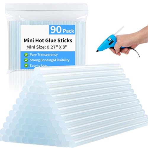 Mini-Heißklebestifte – kleine Klebestangen zum Nachfüllen für Heißklebepistolen, Bastel-Klebestifte | transparente Mini-Heißklebestifte, Reparaturkleber für Bastelarbeiten in der Schule, kleine Packun Mini-Heißklebestifte – kleine Klebestangen zum Nachfüllen für Heißklebepistolen, Bastel-Klebestifte | transparente Mini-Heißklebestifte, Reparaturkleber für Bastelarbeiten in der Schule, kleine Packun von Generic