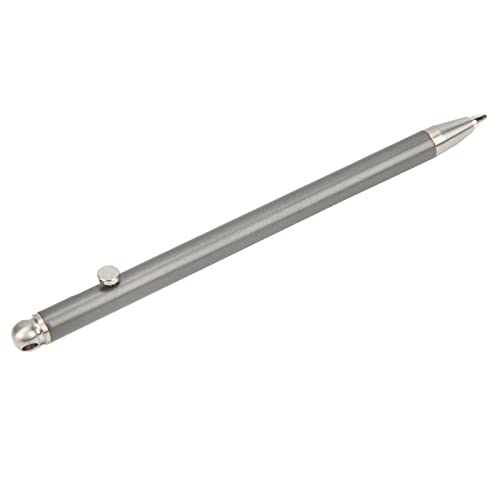 Mini-Kugelschreiber, Tragbarer Schlüsselanhänger, Stiftschild, Mini-Stift, Reines Titan, EDC, Mini-Schlüsselanhänger, Titan-Stift, Kugelschreiber, Schreibgerät (GREY) von Generic