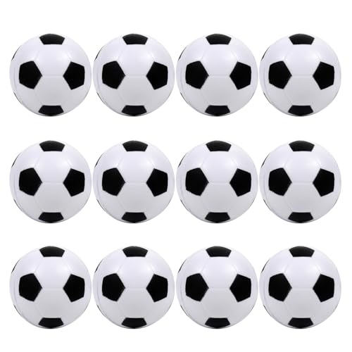 Minni-Sportbälle - Set Mit 12 Sport-Squeezable-Sport-Stressbällen, 12pc 4cm Schwammschaum Pu-Ball Fußball Kinderspielzeug | Sport-Stressball-Gadget-Spielzeug Für Die Partytüten-Geschenkfüller von Generic