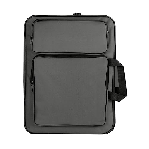 Modische Einfarbige A3-Zeichentasche wasserdichte Kunsttasche 8K Kunst Portfolio Hülle Rucksack A3-Zeichenbrett Tasche Zum Zeichnen von Generic