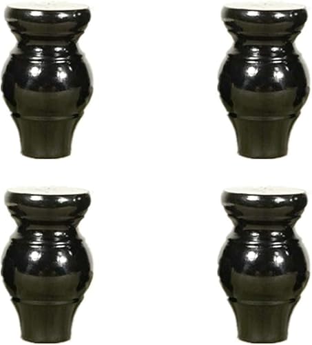 Möbelbeine, Sofabeine, Massivholz, Fernsehtischbeine, Küchenschranktischbeine, Hocker-Ersatzbeine, Designer-Nachttisch, 4Er-Pack (7,5 cm/3 Zoll) (12 cm/4,7 Zoll) von Generic