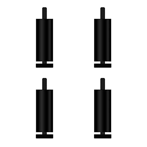 Möbelbeine Aus Metall, Ersatzbeine Für Sofas, EIN Set Mit 4 Runden Möbelbeinen Mit M6-Gewinde Und Einstellbarer Höhe Für Sofas, Möbel, Stühle Und Betten von Generic