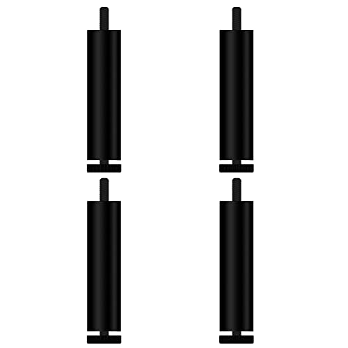 Möbelbeine Aus Metall, Ersatzbeine Für Sofas, EIN Set Mit 4 Runden Möbelbeinen Mit M6-Gewinde Und Einstellbarer Höhe Für Sofas, Möbel, Stühle Und Betten von Generic