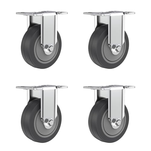 Möbelrollen Schwerlast Lenkrollen, Lenkrollen, Trolley-Set mit 4 Stück, Hochleistungs-Set mit 4 Stück, Industriell mit Bremse, Für Möbelbeine, Verwendet für Trolleys, Möbelwerkbänke, Regale, Möbelrollen Schwerlast Lenkrollen, Lenkrollen, Trolley-Set mit 4 Stück, Hochleistungs-Set mit 4 Stück, Industriell mit Bremse, Für Möbelbeine, Verwendet für Trolleys, Möbelwerkbänke, Regale, von Generic