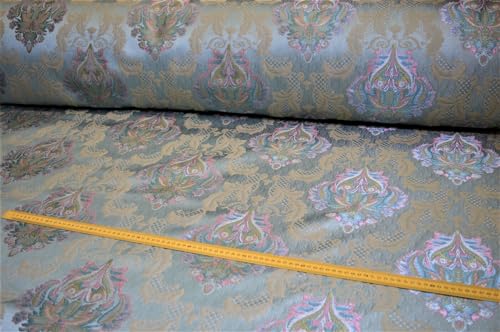 Möbelstoff Bezugsstoff Polsterstoff Meterware Stoff Jacquard Ornament Barok Ranken von Generic