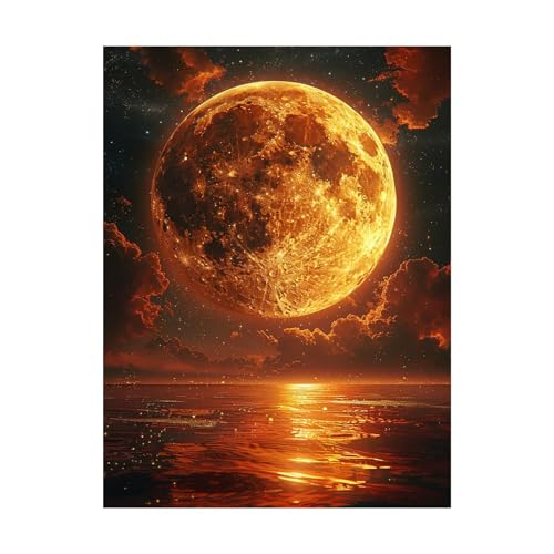 Mond Malen Nach Zahlen Erwachsene Landschaft Malen Nach Zahlen 40x30 cm DIY Basteln Erwachsene Klarheit Farbe Leinwan Bilder mit Acrylfarben Set 3 Typen Pinsel für Deko Wohnzimmer, Geschenke 2YH-10129 Mond Malen Nach Zahlen Erwachsene Landschaft Malen Nach Zahlen 40x30 cm DIY Basteln Erwachsene Klarheit Farbe Leinwan Bilder mit Acrylfarben Set 3 Typen Pinsel für Deko Wohnzimmer, Geschenke 2YH-10129 von Generic