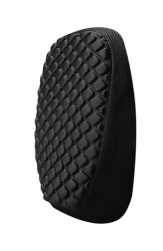 Motorrad Gel Sitzkissen Für Motorradzubehör 3D Honeycomb Motorrad Sitzkissen Atmungsaktives Motorrad Sitzpolster Motorrad Roller Sitzbezüge(Black1,Medium) von Generic