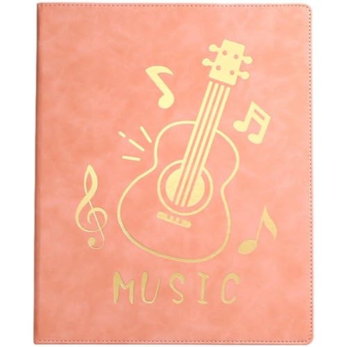 Generic Musikordner A4 Multifunktionaler Dokumentenspeicher Ordner Musik Display Ordner Klavier Information Buch Rosa von Generic