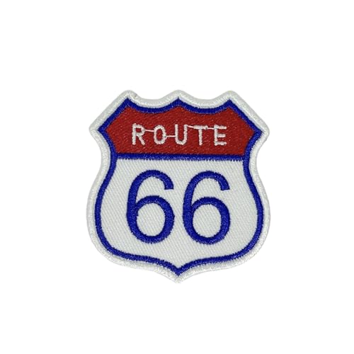 NH Route 66 Bügelbilder – Stickerei Applikation Patches für Dekoration von Generic