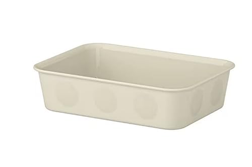 NOJIG Ikea Sortierbox, Kunststoff/beige, 15x20x5 für Regale & Schubladen Aufbewahrung von Generic