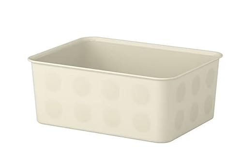 NOJIG Ikea Sortierbox, Kunststoff/beige, 20x25x10 für Regale und Schubladen von Generic